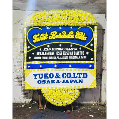 Bunga Papan Dukacita - Wahyu Florist